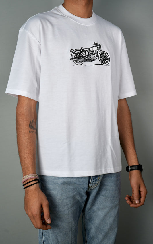 The Royal Legacy Embroidery Oversized T-Shirt