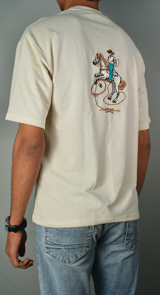 The Legacy Rider Embroidery Oversized T-shirt