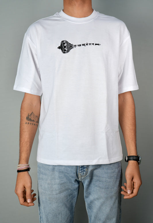 The Eternal Gada Embroidery Oversized T-Shirt