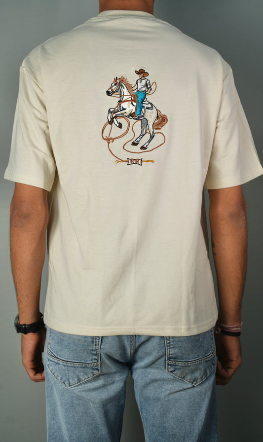 The Legacy Rider Embroidery Oversized T-shirt