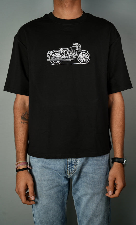 The Royal Legacy Embroidery Oversized T-Shirt