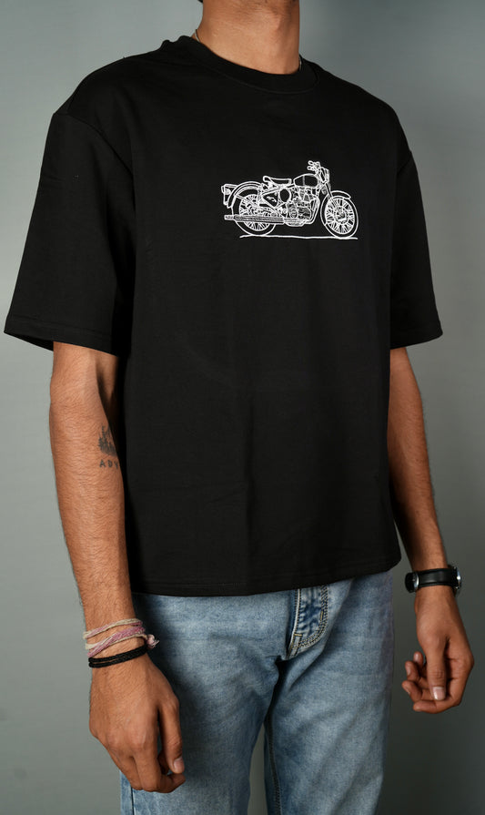 The Royal Legacy Embroidery Oversized T-Shirt