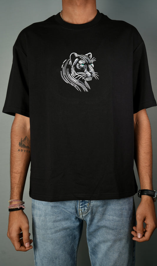 The Phantom Embroidery Oversized T-Shirt